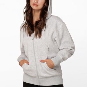 Lorna Jane - Fleece Zip Thru Hoodie XS